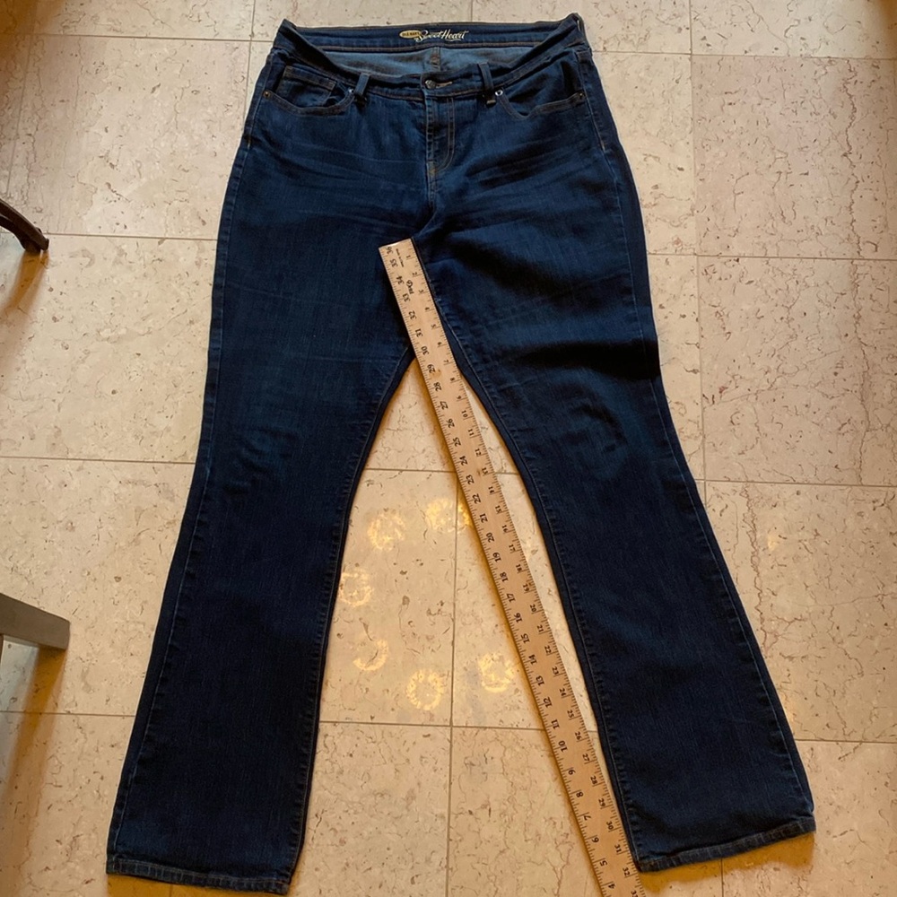 Dark wash jeans size 12L. Very soft.
